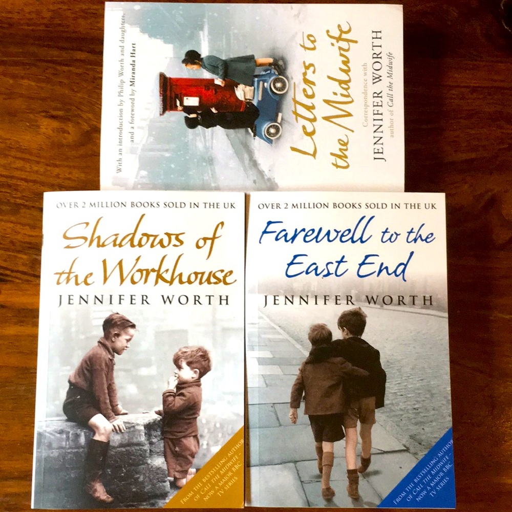 Jennifer Worth Paperback Books Workhouse East End Midwife (set of 3)